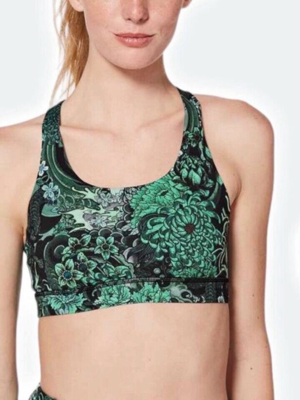 lululemon athletica Time To Sweat Bra
Memoir Multi Green